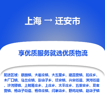 上海到迁安市物流专线-上海至迁安市货运公司口碑见证