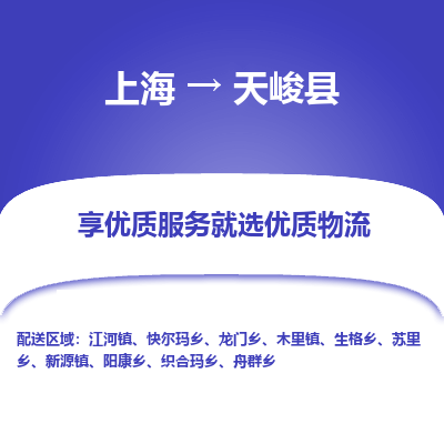 上海到天峻县物流专线-上海至天峻县货运公司口碑见证