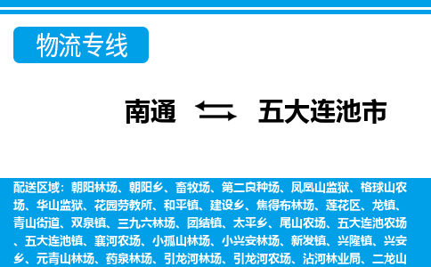 南通到五大连池市物流专线|南通至五大连池市物流公司|南通发往五大连池市货运专线