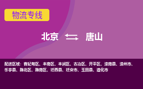 北京到唐山物流专线-北京至唐山货运绿色环保物流专线