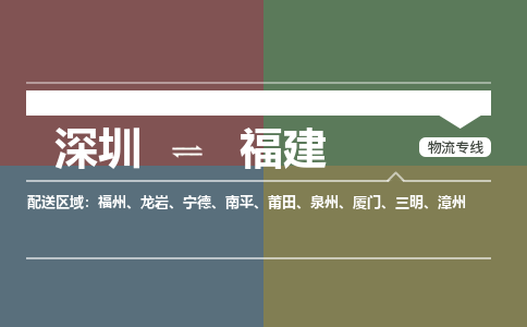 深圳到福建物流专线-深圳至福建货运效率先行