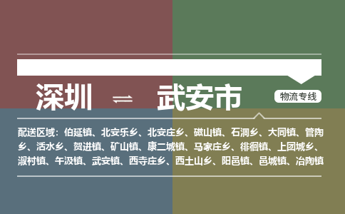 深圳到武安市物流专线-【高效快速】深圳至武安市货运