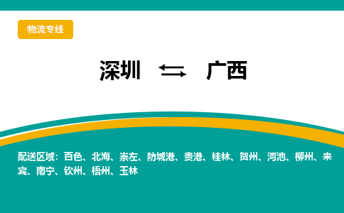 深圳到广西物流专线-深圳到广西货运协手共赢