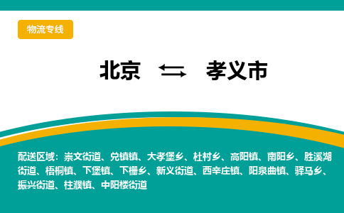 北京到孝义市物流专线-北京至孝义市货运助力商家发展