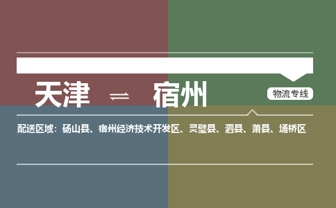 天津到宿州物流专线-天津至宿州货运诚信立足