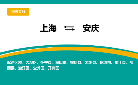 上海到安庆物流-手续简单上海至安庆货运