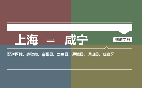 上海到咸宁物流专线-极速、可靠、贴心-上海至咸宁专线