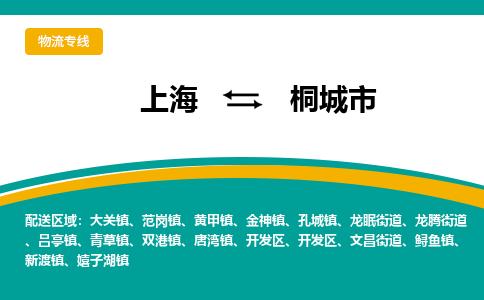 上海到桐城市物流专线-上海至桐城市货运为企业提供全流程物流解决方案