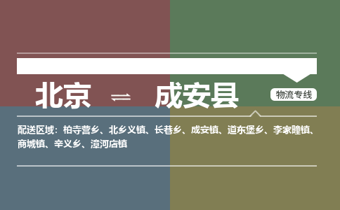 北京到成安县物流-北京至成安县货运顺畅无忧的帮您解决问题