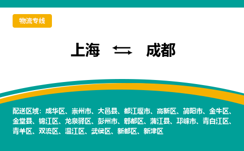 上海到成都物流专线-上海到成都货运-敬请来电