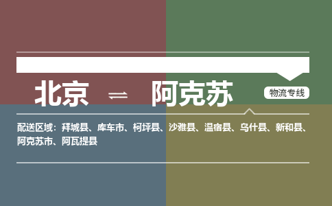 北京到阿克苏物流公司-北京至阿克苏专线-高效、便捷、省心！