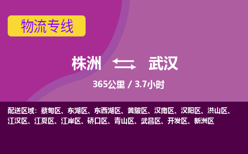 株洲到武汉物流专线|株洲至武汉物流公司|株洲发往武汉货运专线