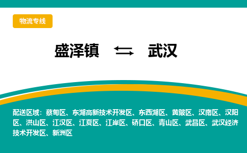 盛泽镇到武汉物流专线|盛泽镇至武汉物流公司