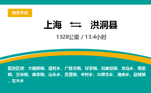 上海到洪洞县物流专线-上海至洪洞县货运-顺畅高效的物流配送体验