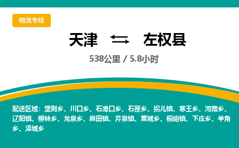 天津到左权县物流专线全方位覆盖，满足您不同需求