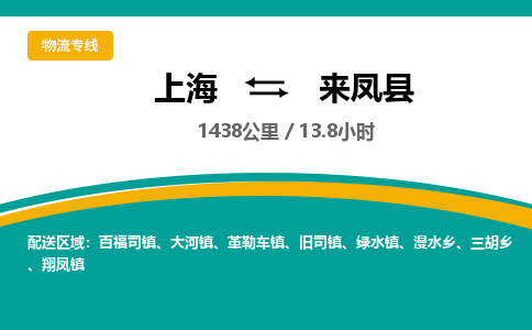 上海到来凤县物流专线-上海至来凤县货运高档奢侈品物流专线