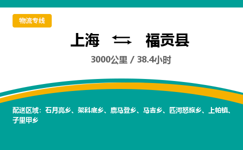 上海到福贡县物流专线-上海到福贡县货运实时追踪